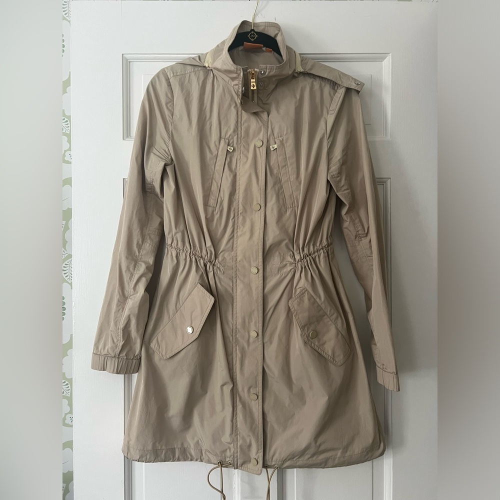 Tory Burch Excellent Condition Nylon Anorak Jacket, Size z4